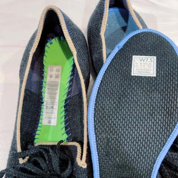 ROTHY’S The Merino Tassel Loafer Black Diamond - Limited Edition - Picture 13 of 14